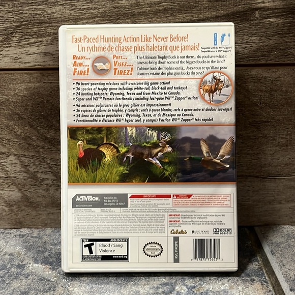 5 for $60 - Cabela's Trophy Bucks for Wii - Picture 4 of 4